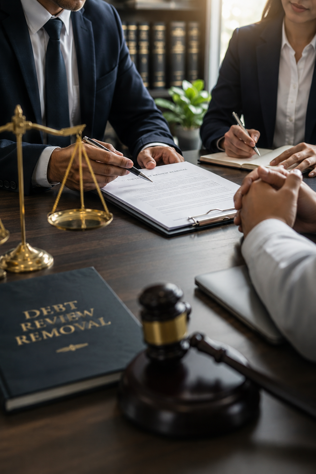 Legal team at work